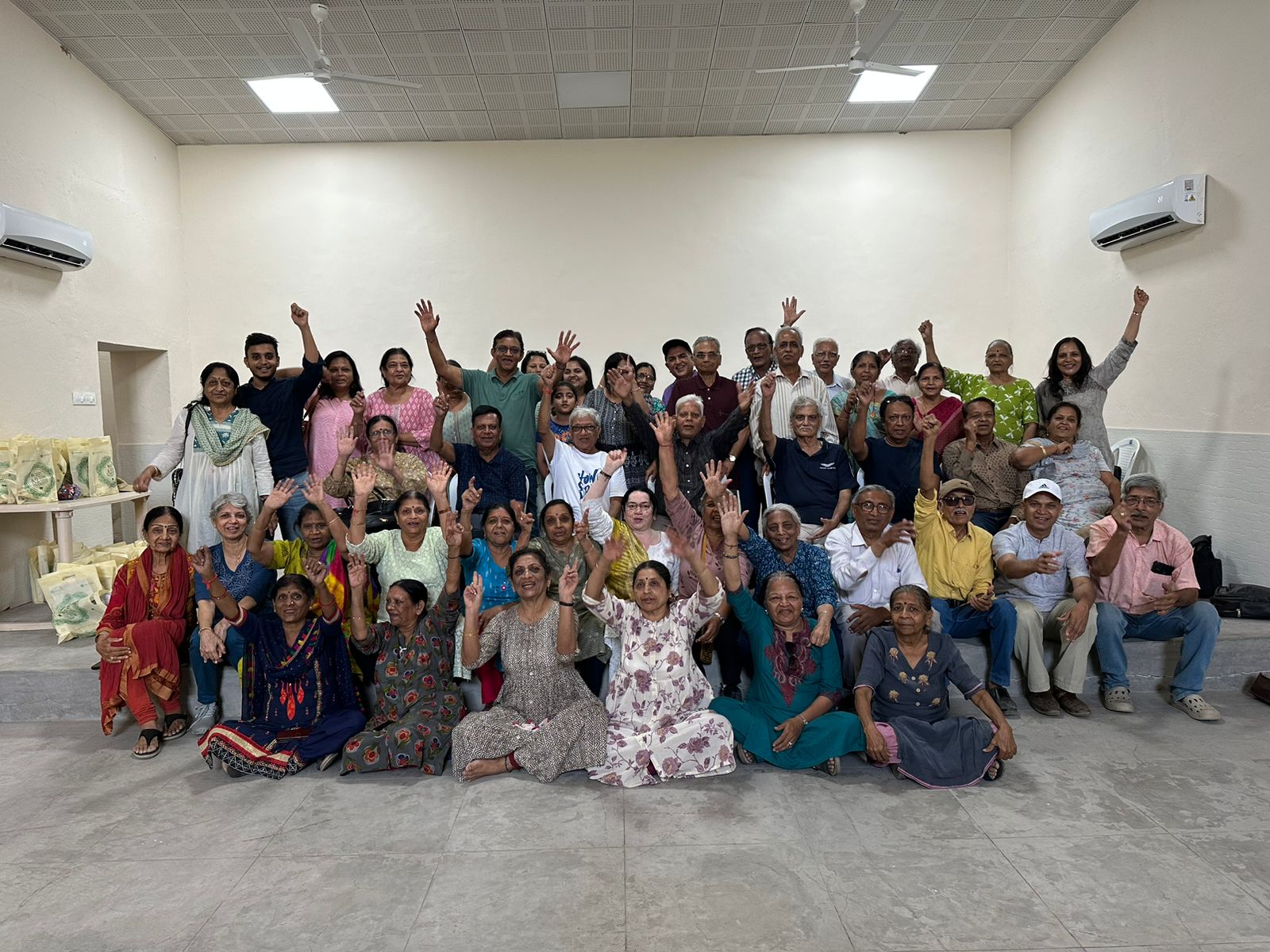 A fun day with Senior Citizens from Sangath Foundation !
